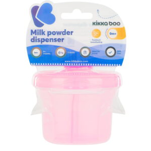 Δοσομετρητής-Δοχείο Μεταφοράς Σκόνης Γάλακτος 3 Θέσεων 2 Σε 1 Pink Kikkaboo 31302040087