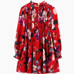 Mayoral Φόρεμα με Στάμπες Χρώμα Κόκκινο 13-07955-090