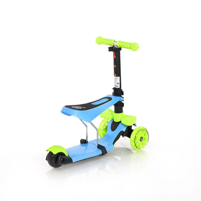 Πατίνι Scooter Με Κάθισμα Smart Blue and Green Lorelli 10390020020+ Δώρο κουδουνάκι αλουμινίου Αξίας 5€