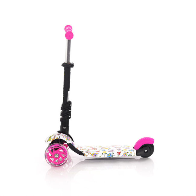 Πατίνι Scooter Με Κάθισμα Smart Pink Butterfly Lorelli 10390020021 + Δώρο κουδουνάκι αλουμινίου Αξίας 5€