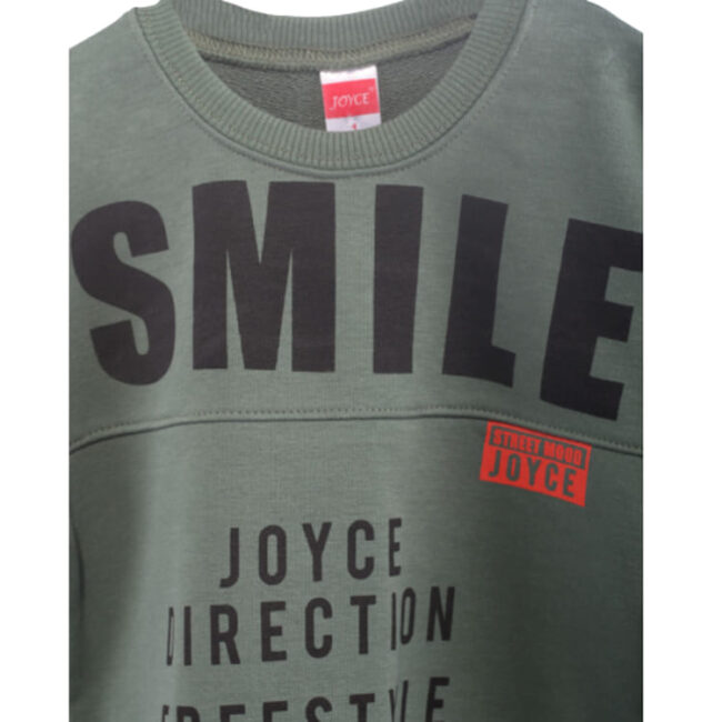 Joyce Σετ Φόρμας Make a Smile Χρώμα Πράσινο Αγόρι 2362142