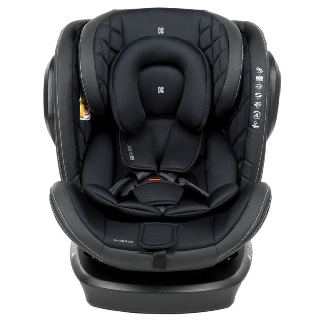 Κάθισμα Αυτοκινήτου 0-36kg isofix Stark Black Kikkaboo 31002070085 + Δώρο Αμβλυγώνιος Καθρέφτης Αξίας 15€ + Αυτοκόλλητο Σήμα ”Baby on Board”