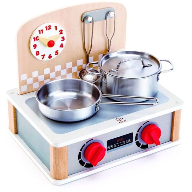Hape Playfully Delicious Ξύλινη Κουζίνα & Grill Set 2 in 1 E3151A
