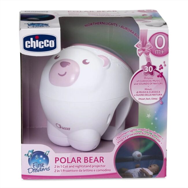 Προτζέκτορας Κούνιας και Λίκνου Polar Bear Pink 0m+ Chicco Y01-11558-10