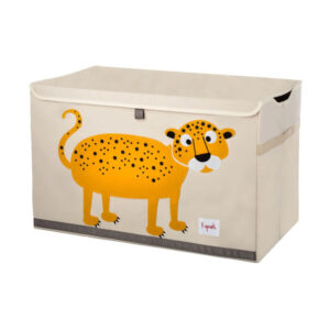 3 Sprouts Καλάθι για Παιχνίδια με Καπάκι Toy Chest Leopard