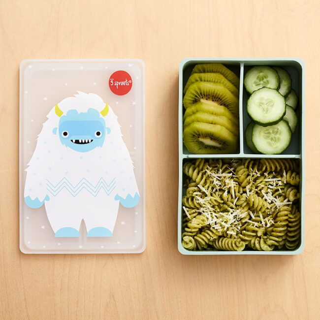 3 Sprouts Παιδικό Δοχείο Φαγητού Σιλικόνης Bento Box Yeti