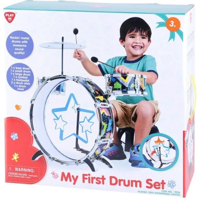 Playgo My First Drum Set+Chair 8 Τμχ