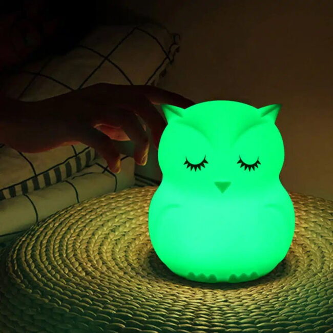 Owl Mini Light Φορητό Φωτιστικό Νυκτός ANG-213