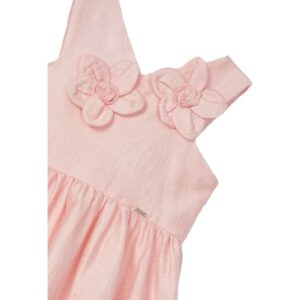 Mayoral Φόρεμα Λουλούδια 3D Χρώμα Ροζ 24-03916-016