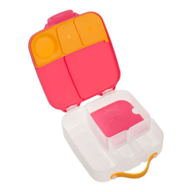 Πλαστικό Παιδικό Σετ Φαγητού Με Χωρίσματα Lunch Box Strawberry Shake B.Box BB651