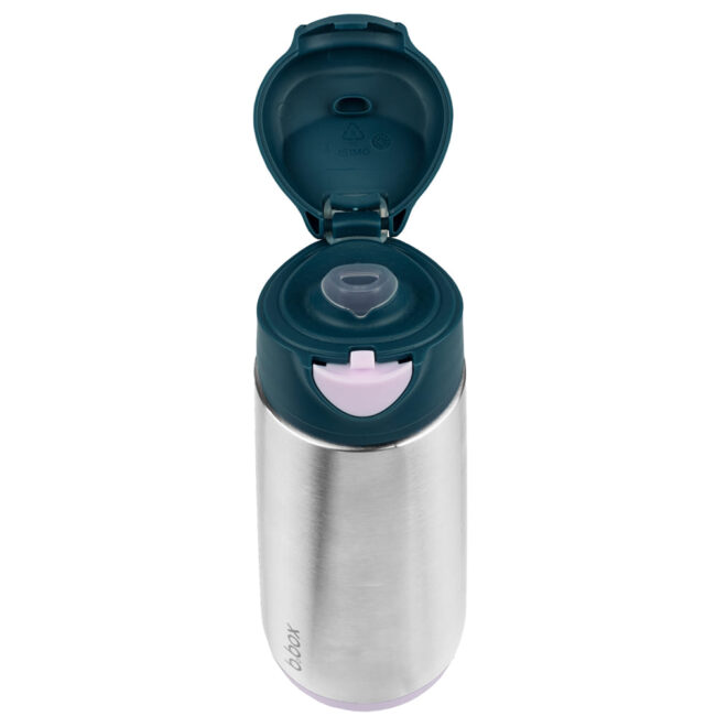 Ισοθερμικό Παγούρι Με Στόμιο Insulated Spout Bottle 12m+ 500ml Indigo Rose B.Box BB500906