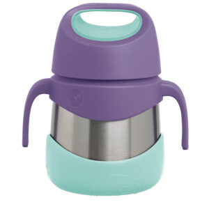Ανοιξείδωτος Θερμός Φαγητού Με Κουταλοπίρουνο Insulated Food Jar 335ml Lilac Pop B.Box BB400503