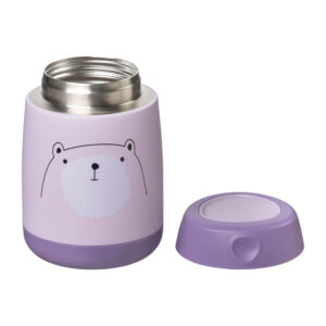 Ανοιξείδωτος Θερμός Φαγητού Με Κουταλοπίρουνο Insulated Food Jar Mini 210ml Bear Hugs B.Box BB400309