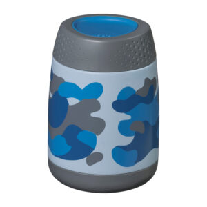Ανοιξείδωτος Θερμός Φαγητού Με Κουταλοπίρουνο Insulated Food Jar Mini 210ml Blue Camo B.Box BB400305