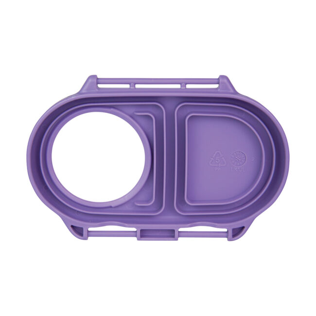 Πλαστικό Παιδικό Σετ Φαγητού Με Χωρίσματα Snackbox Lilac Pop B.Box BB400803