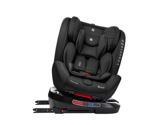 Κάθισμα Αυτοκινήτου i-Size 40-150cm isofix i-Trip 360° Black Kikkaboo 31002100038 + Δώρο Αυτοκόλλητο Σήμα ”Baby on Board”