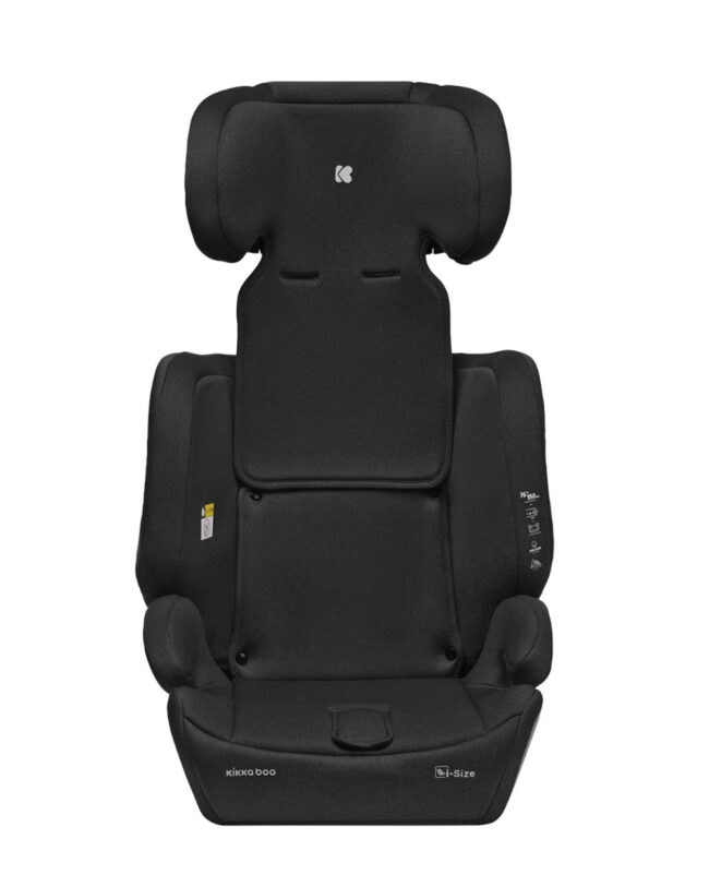Κάθισμα Αυτοκινήτου i-Size 76-150cm isofix 9-36kg i-Bronn Black Kikkaboo 31002140009 + Αυτοκόλλητο Σήμα ”Baby on Board”
