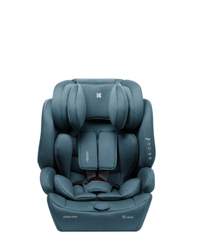 Κάθισμα Αυτοκινήτου i-Size 76-150cm isofix 9-36kg i-Bronn Mint Kikkaboo 31002140012 + Αυτοκόλλητο Σήμα ”Baby on Board”