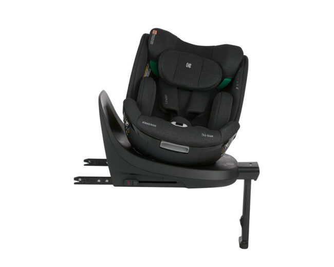 Κάθισμα Αυτοκινήτου i-Size 40-150cm isofix i-Twist Black Kikkaboo 31002100044 + Δώρο Αμβλυγώνιος Καθρέφτης Αξίας 15€ + Αυτοκόλλητο Σήμα ”Baby on Board”