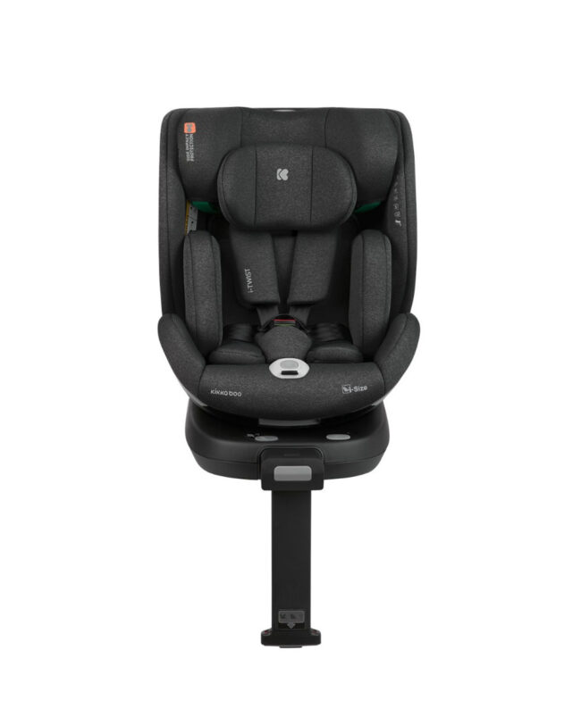 Κάθισμα Αυτοκινήτου i-Size 40-150cm isofix i-Twist Black Kikkaboo 31002100044 + Δώρο Αμβλυγώνιος Καθρέφτης Αξίας 15€ + Αυτοκόλλητο Σήμα ”Baby on Board”