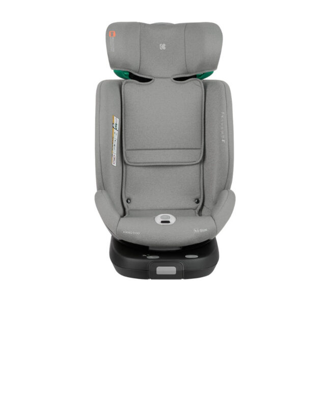 Κάθισμα Αυτοκινήτου i-Size 40-150cm isofix i-Twist Light Grey Kikkaboo 31002100046 + Δώρο Αμβλυγώνιος Καθρέφτης Αξίας 15€ + Αυτοκόλλητο Σήμα ”Baby on Board”