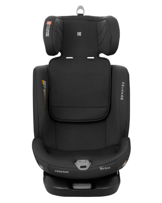 Κάθισμα Αυτοκινήτου i-Size 40-150cm isofix i-Moove Black Kikkaboo 31002100028 + Δώρο Αμβλυγώνιος Καθρέφτης Αξίας 15€ + Αυτοκόλλητο Σήμα ”Baby on Board”