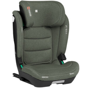 Κάθισμα Αυτοκινήτου i-Size 100-150cm isofix 15-36kg i-Scout Army Green Kikkaboo 41002150018 + Αυτοκόλλητο Σήμα ”Baby on Board”