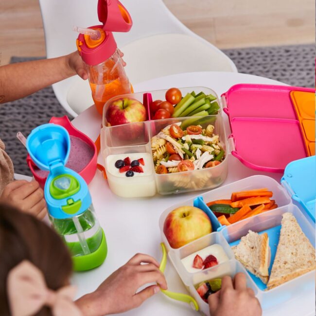 Πλαστικό Παιδικό Σετ Φαγητού Με Χωρίσματα Lunch Box B.Box