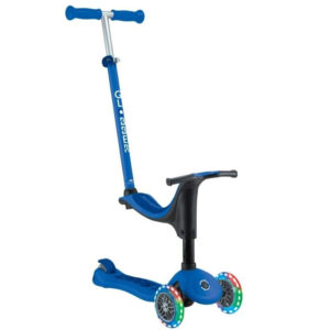Globber Πατίνι Scooter Go Up 3in1 Sporty Lights Navy Blue (452-600-4) + Δώρο κουδουνάκι αλουμινίου Αξίας 5€