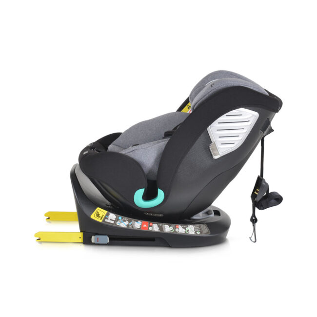 Κάθισμα Αυτοκινήτου i-size 40-15cm isofix 0-36 κιλά Quill Grey Cangaroo + Δώρο Αμβλυγώνιος Καθρέφτης Αξίας 15€ + Αυτοκόλλητο Σήμα ”Baby on Board”