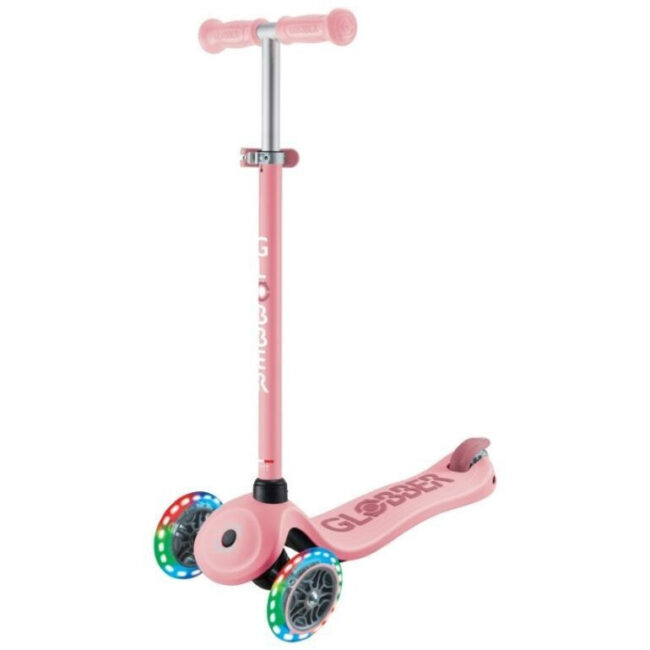 Globber Πατίνι Scooter Go Up 3in1 Sporty Lights Pastel Pink (452-710-4) + Δώρο κουδουνάκι αλουμινίου Αξίας 5€